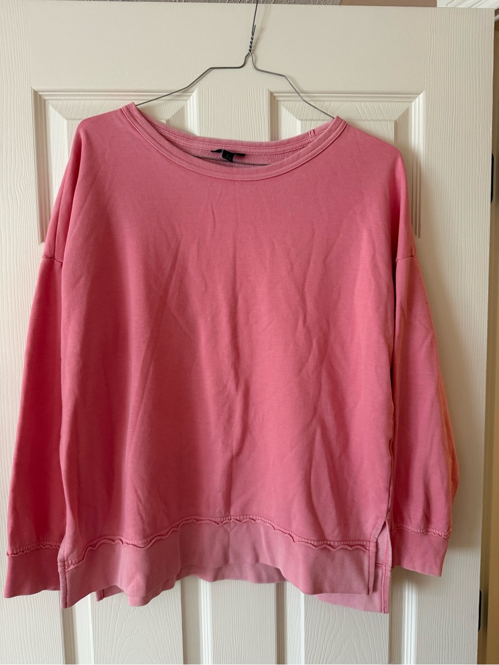 Buffalo by David Bitton Pink Crewneck Sweatshirt- preppy, casual, athleisure EUC